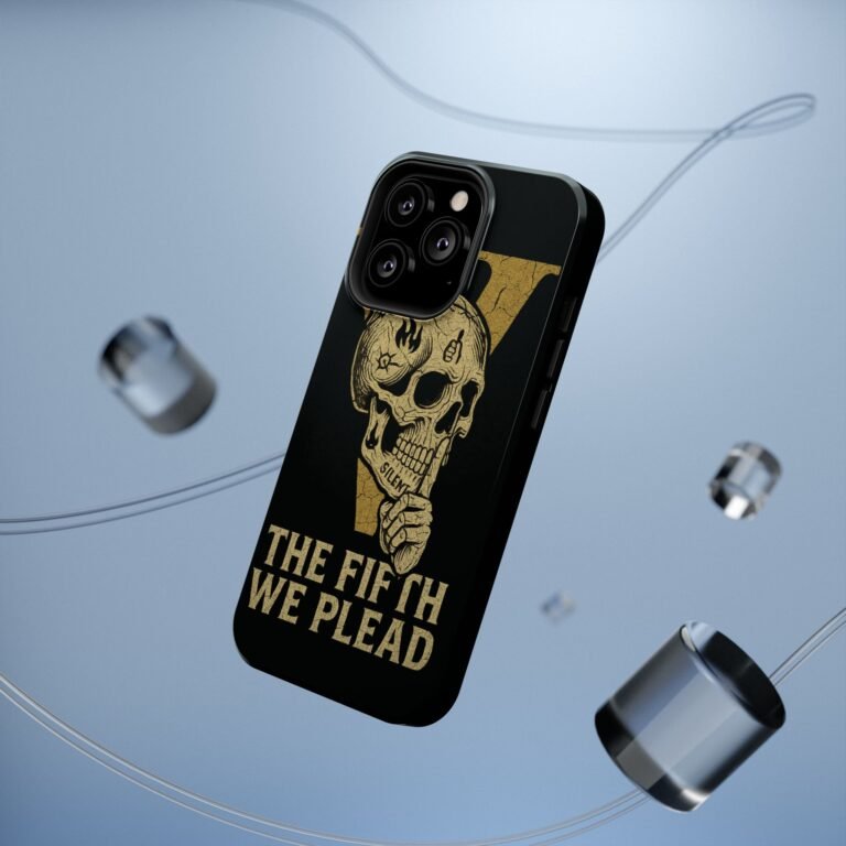 Skull Design Impact-Resistant Phone Case - The Fifth We Plead - Image 23