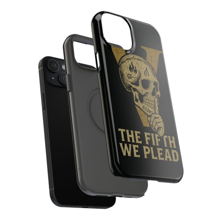 Skull Design Impact-Resistant Phone Case - The Fifth We Plead - Image 96