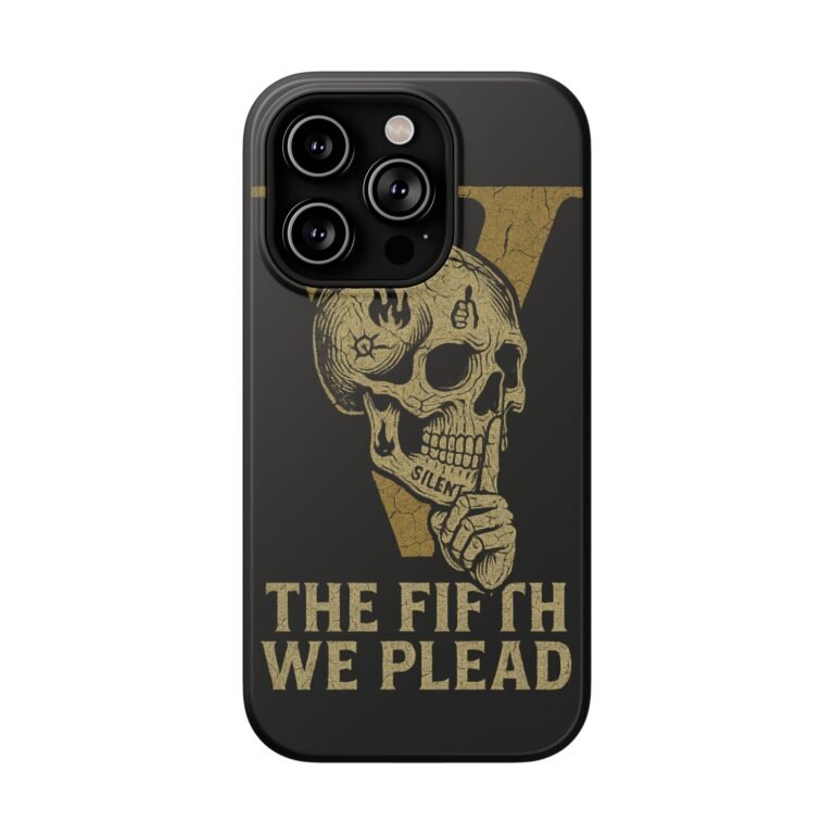 Skull Design Impact-Resistant Phone Case - The Fifth We Plead - Image 121