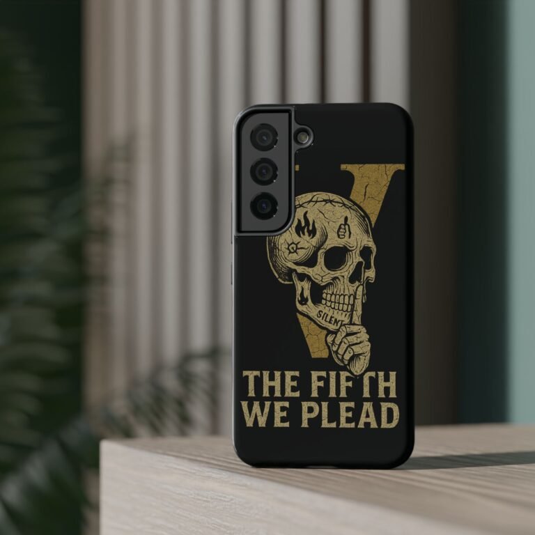 Skull Design Impact-Resistant Phone Case - The Fifth We Plead - Image 67