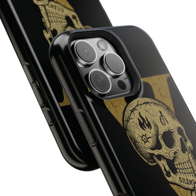 Skull Design Impact-Resistant Phone Case - The Fifth We Plead - Image 150