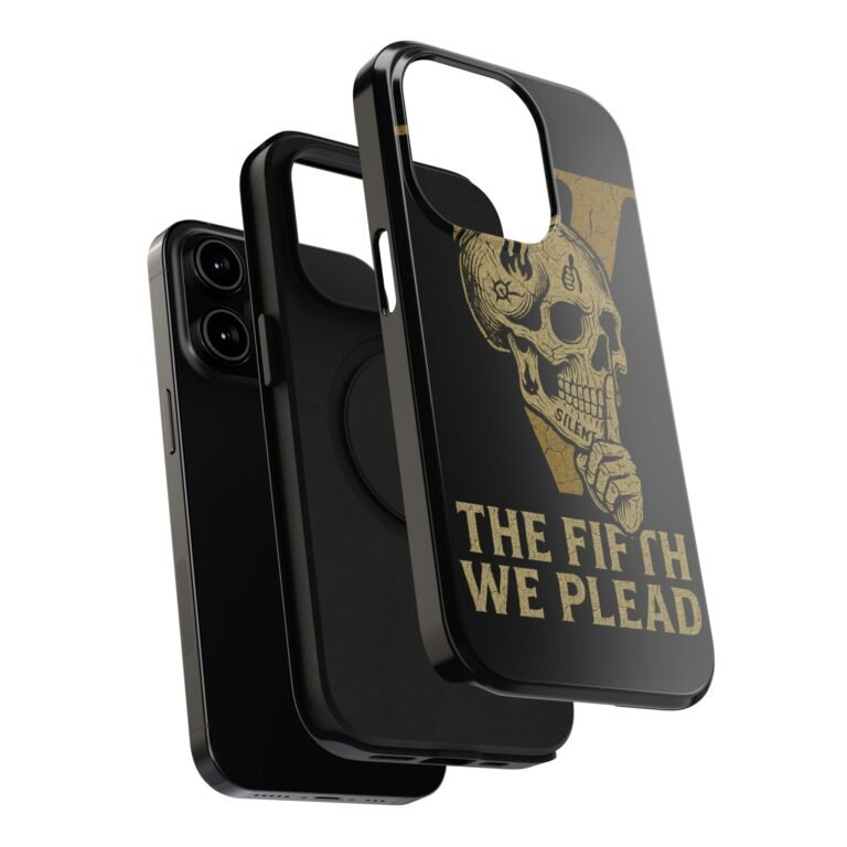 Skull Design Impact-Resistant Phone Case - The Fifth We Plead - Image 120