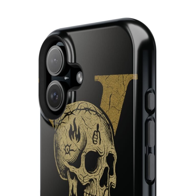Skull Design Impact-Resistant Phone Case - The Fifth We Plead - Image 160