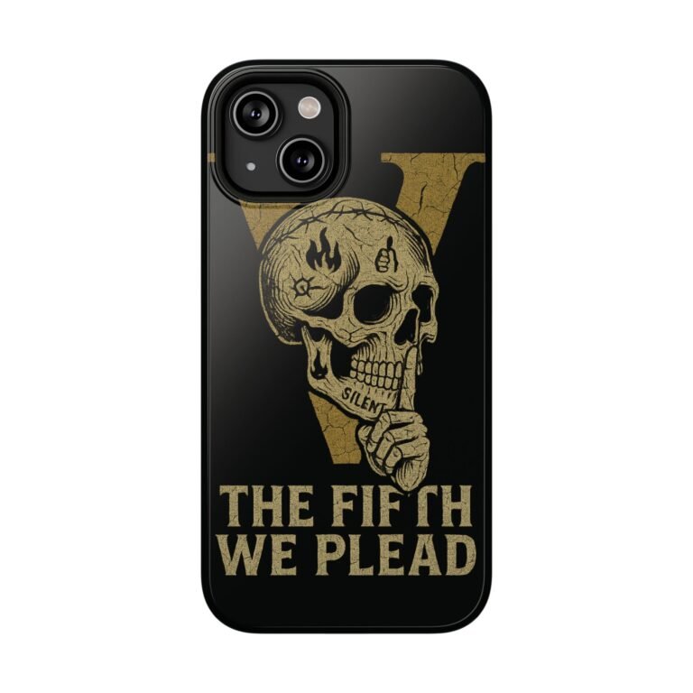 Skull Design Impact-Resistant Phone Case - The Fifth We Plead - Image 109
