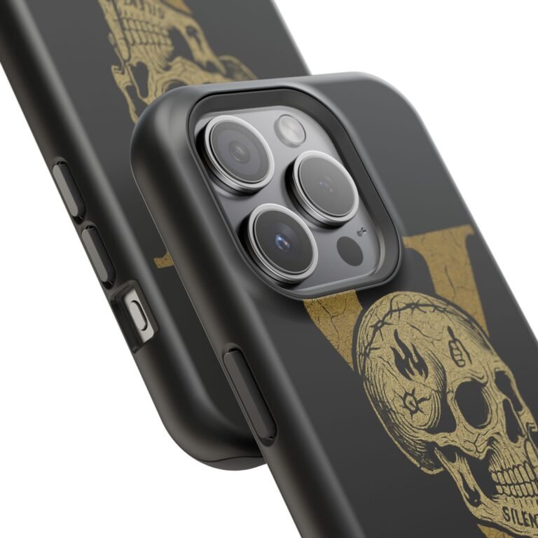 Skull Design Impact-Resistant Phone Case - The Fifth We Plead - Image 90