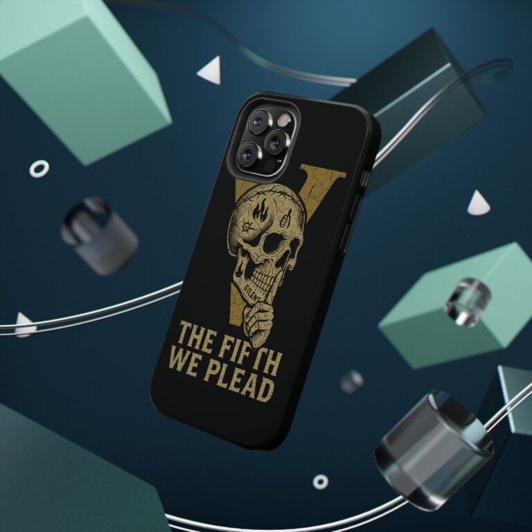 Skull Design Impact-Resistant Phone Case - The Fifth We Plead - Image 58