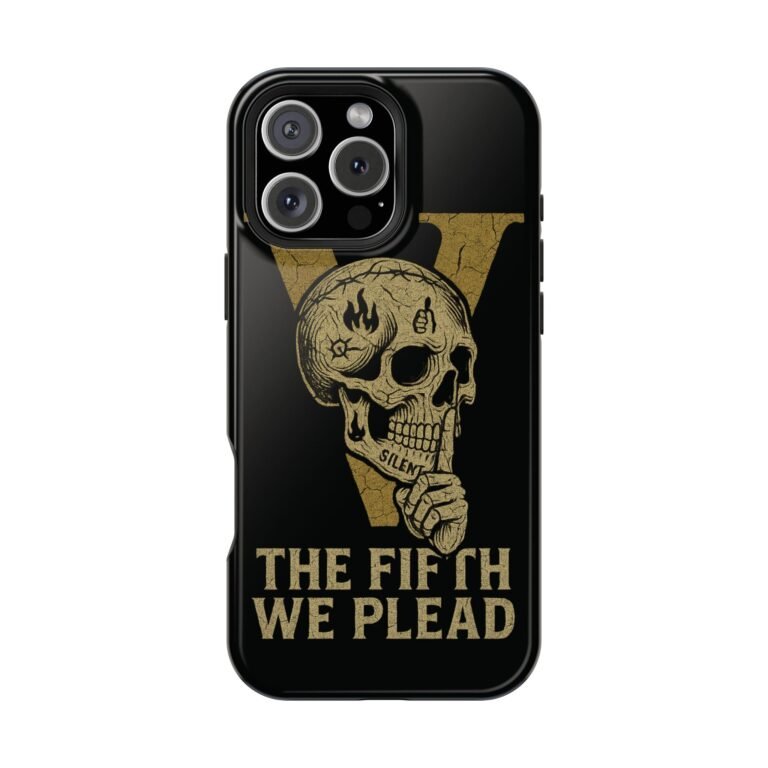 Skull Design Impact-Resistant Phone Case - The Fifth We Plead - Image 149