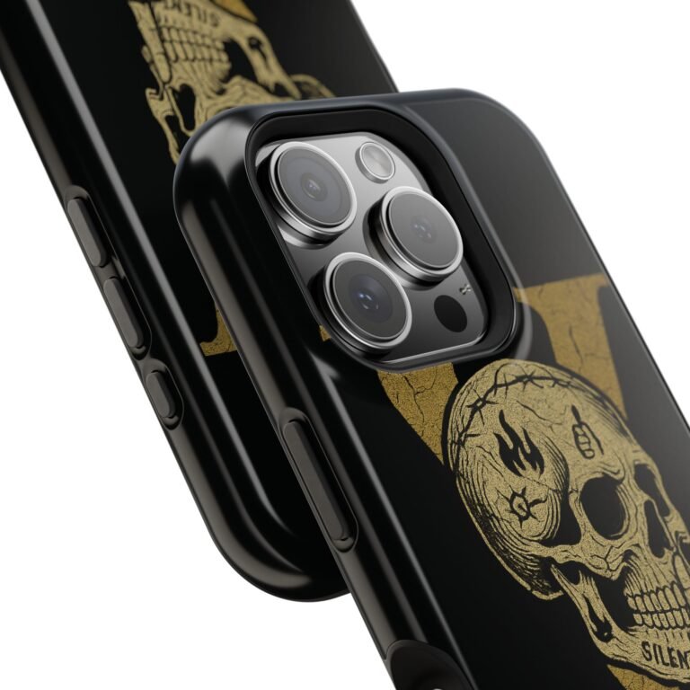 Skull Design Impact-Resistant Phone Case - The Fifth We Plead - Image 142
