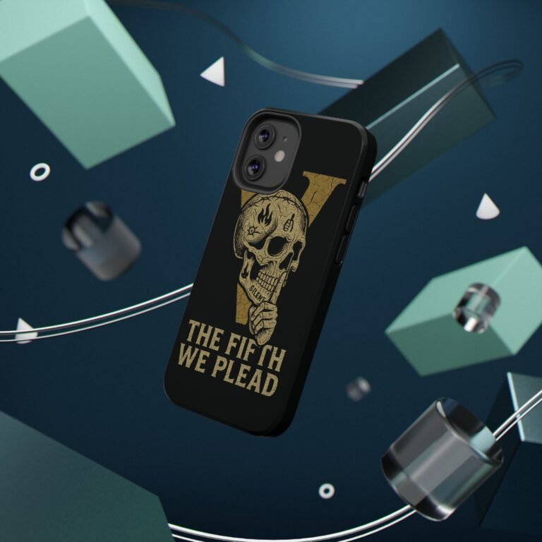 Skull Design Impact-Resistant Phone Case - The Fifth We Plead - Image 54