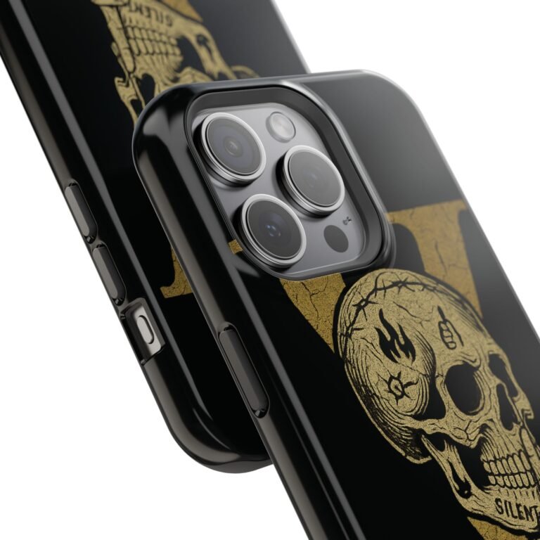 Skull Design Impact-Resistant Phone Case - The Fifth We Plead - Image 102