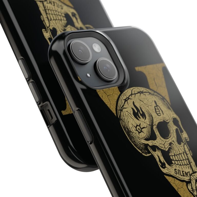 Skull Design Impact-Resistant Phone Case - The Fifth We Plead - Image 94