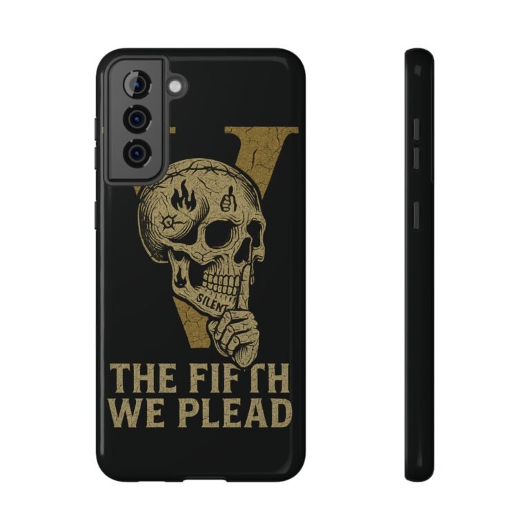 Skull Design Impact-Resistant Phone Case - The Fifth We Plead - Image 35