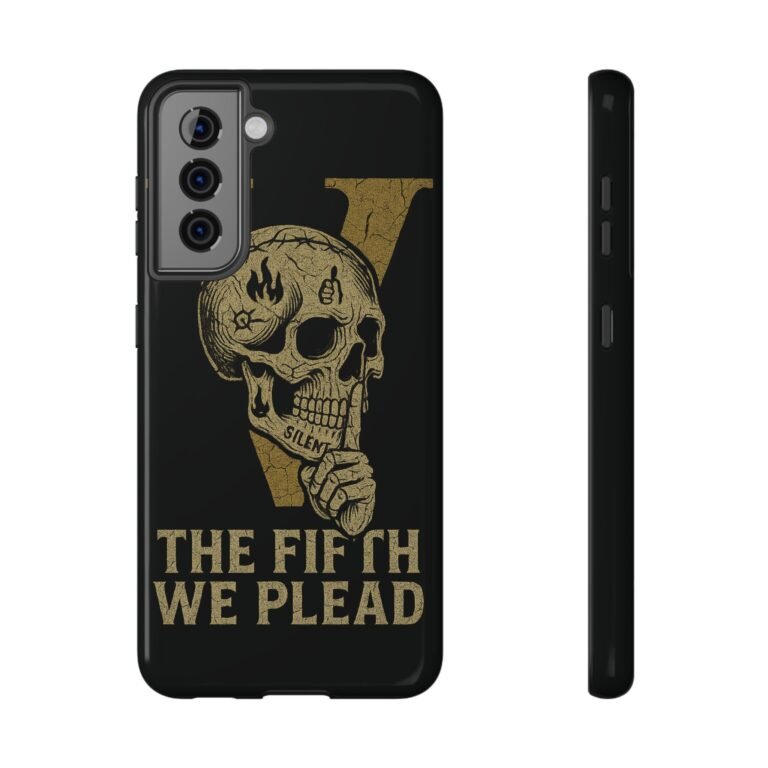 Skull Design Impact-Resistant Phone Case - The Fifth We Plead - Image 33