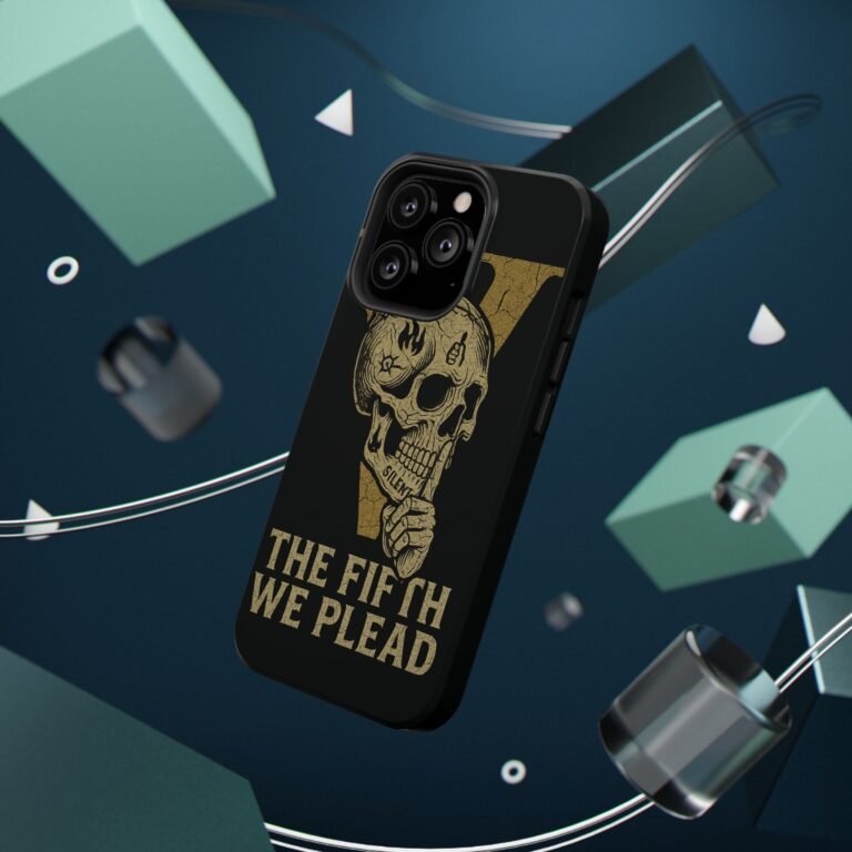Skull Design Impact-Resistant Phone Case - The Fifth We Plead - Image 22