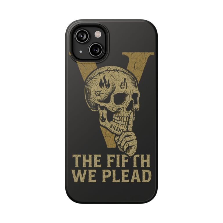 Skull Design Impact-Resistant Phone Case - The Fifth We Plead - Image 129