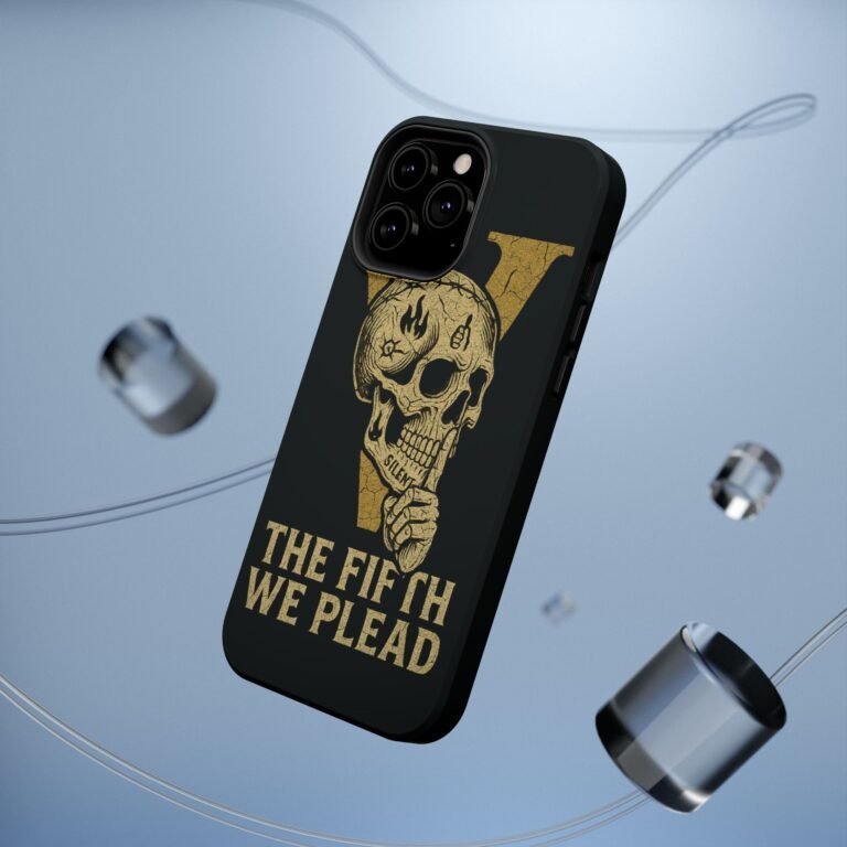Skull Design Impact-Resistant Phone Case - The Fifth We Plead - Image 32