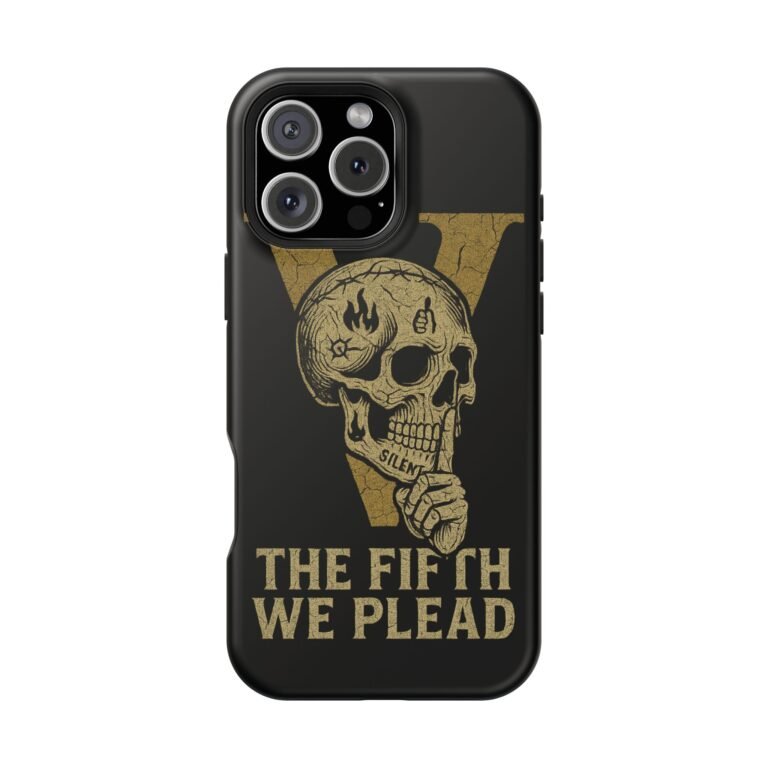 Skull Design Impact-Resistant Phone Case - The Fifth We Plead - Image 153