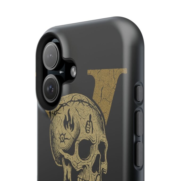 Skull Design Impact-Resistant Phone Case - The Fifth We Plead - Image 164