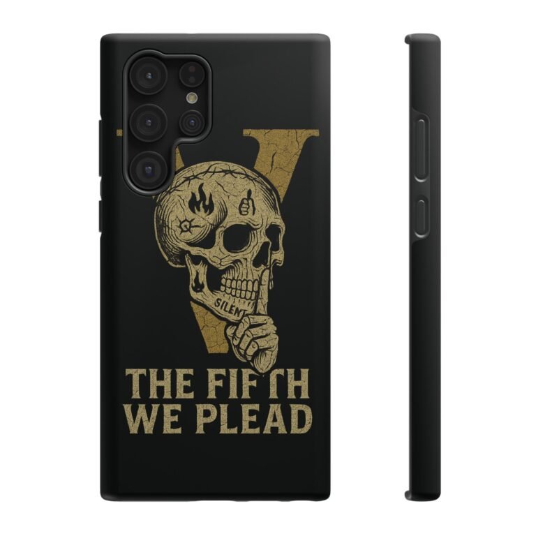 Skull Design Impact-Resistant Phone Case - The Fifth We Plead - Image 81