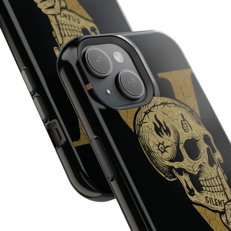 Skull Design Impact-Resistant Phone Case - The Fifth We Plead - Image 2