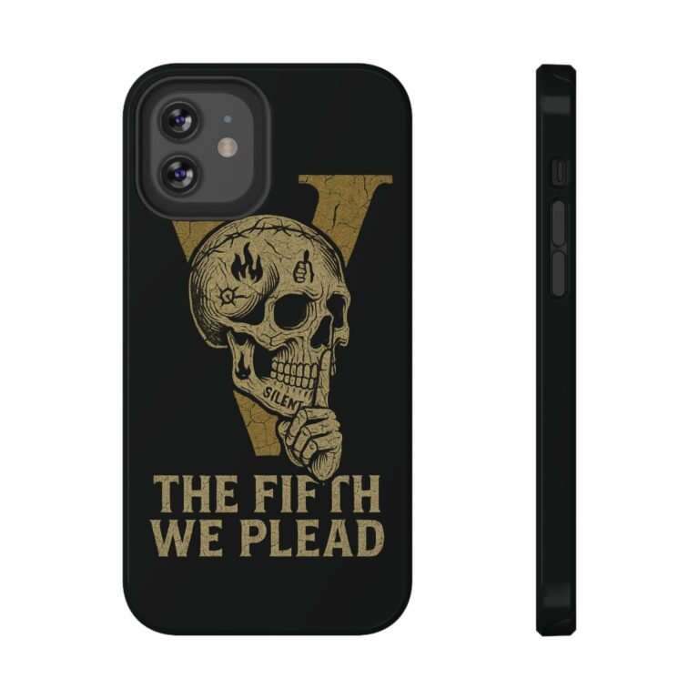 Skull Design Impact-Resistant Phone Case - The Fifth We Plead - Image 49