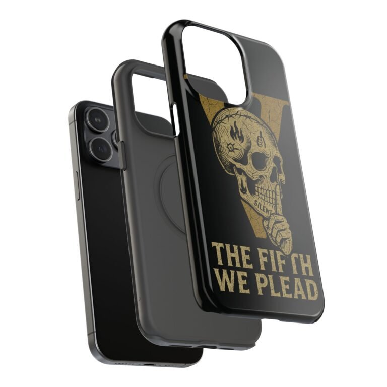 Skull Design Impact-Resistant Phone Case - The Fifth We Plead - Image 104