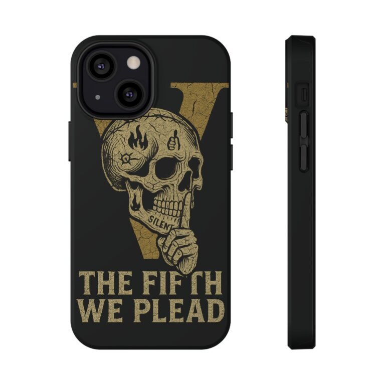 Skull Design Impact-Resistant Phone Case - The Fifth We Plead - Image 18