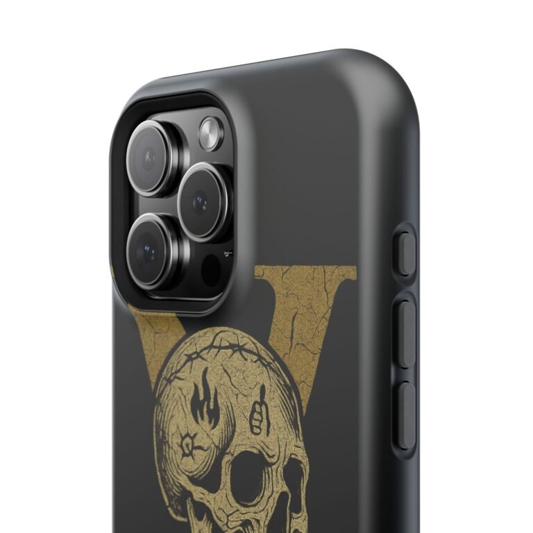 Skull Design Impact-Resistant Phone Case - The Fifth We Plead - Image 156