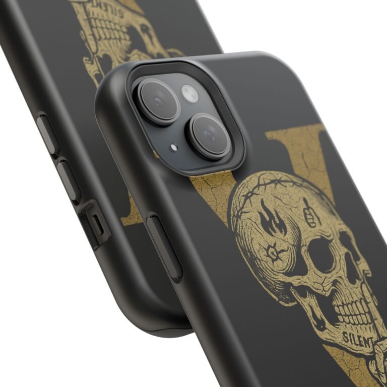 Skull Design Impact-Resistant Phone Case - The Fifth We Plead - Image 98