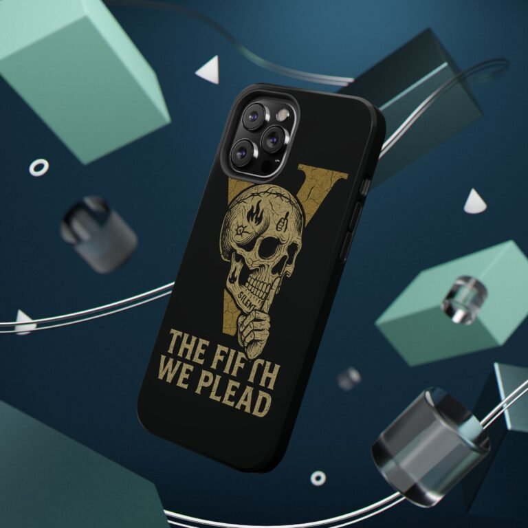 Skull Design Impact-Resistant Phone Case - The Fifth We Plead - Image 62