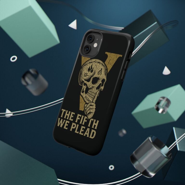 Skull Design Impact-Resistant Phone Case - The Fifth We Plead - Image 40
