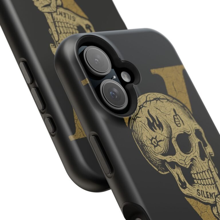 Skull Design Impact-Resistant Phone Case - The Fifth We Plead - Image 162