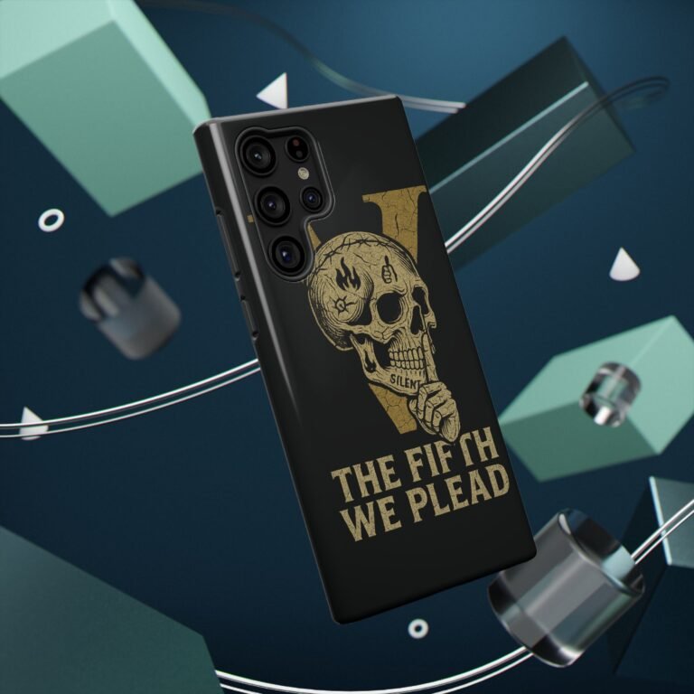 Skull Design Impact-Resistant Phone Case - The Fifth We Plead - Image 78