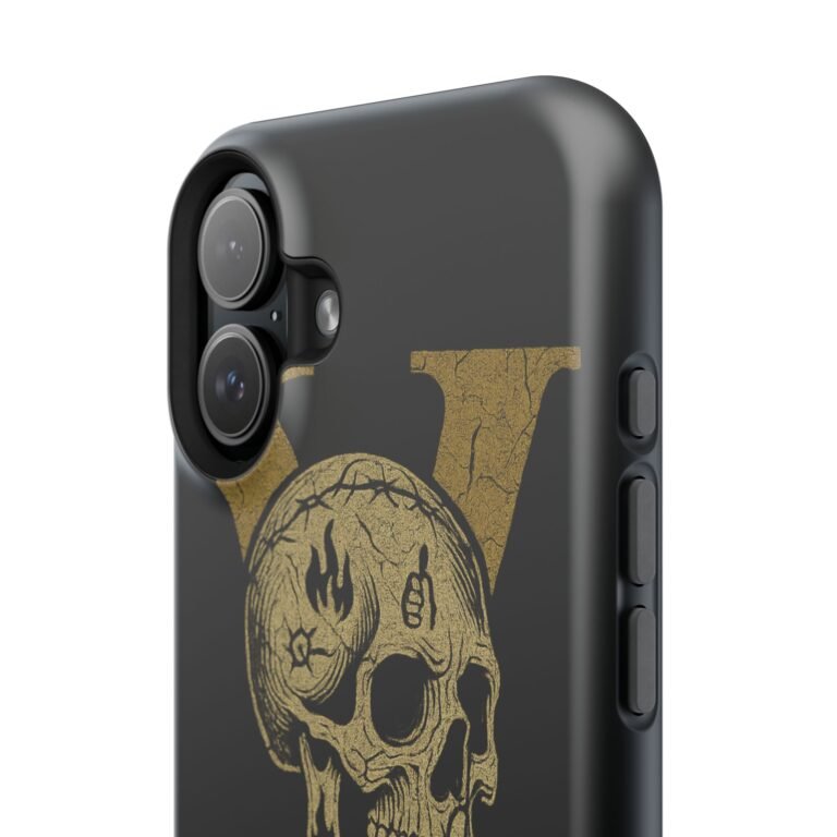 Skull Design Impact-Resistant Phone Case - The Fifth We Plead - Image 172