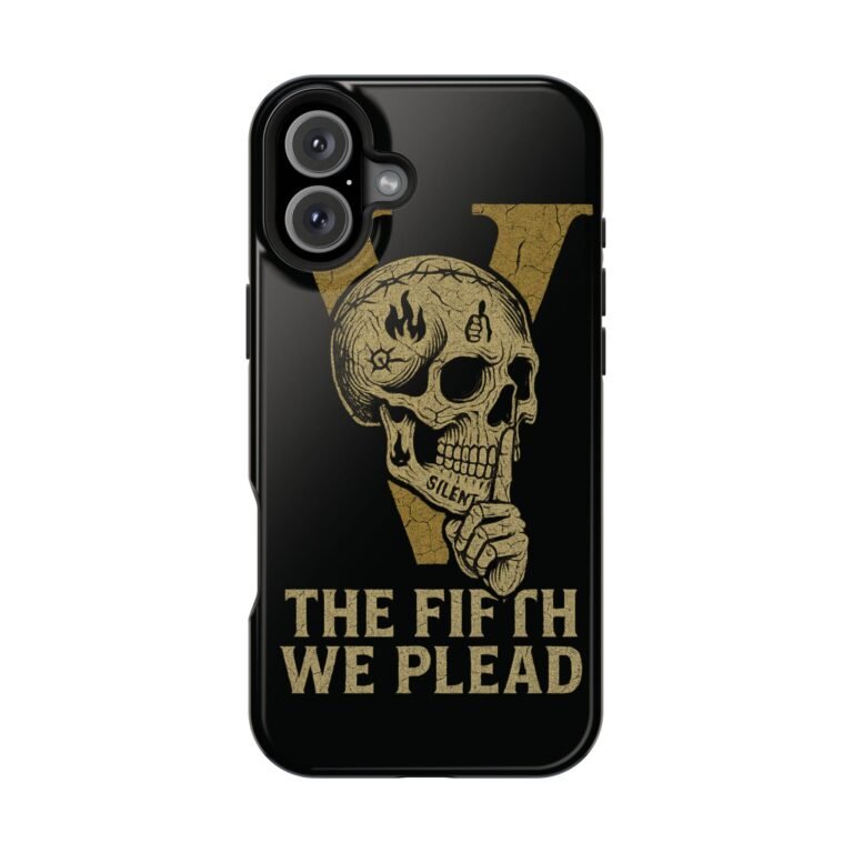 Skull Design Impact-Resistant Phone Case - The Fifth We Plead - Image 165