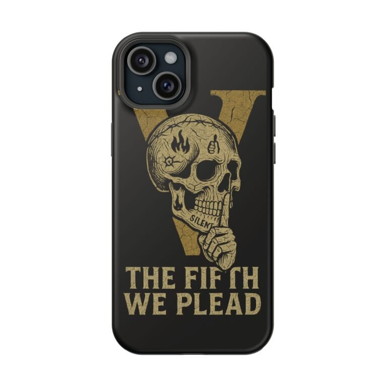 Skull Design Impact-Resistant Phone Case - The Fifth We Plead - Image 97