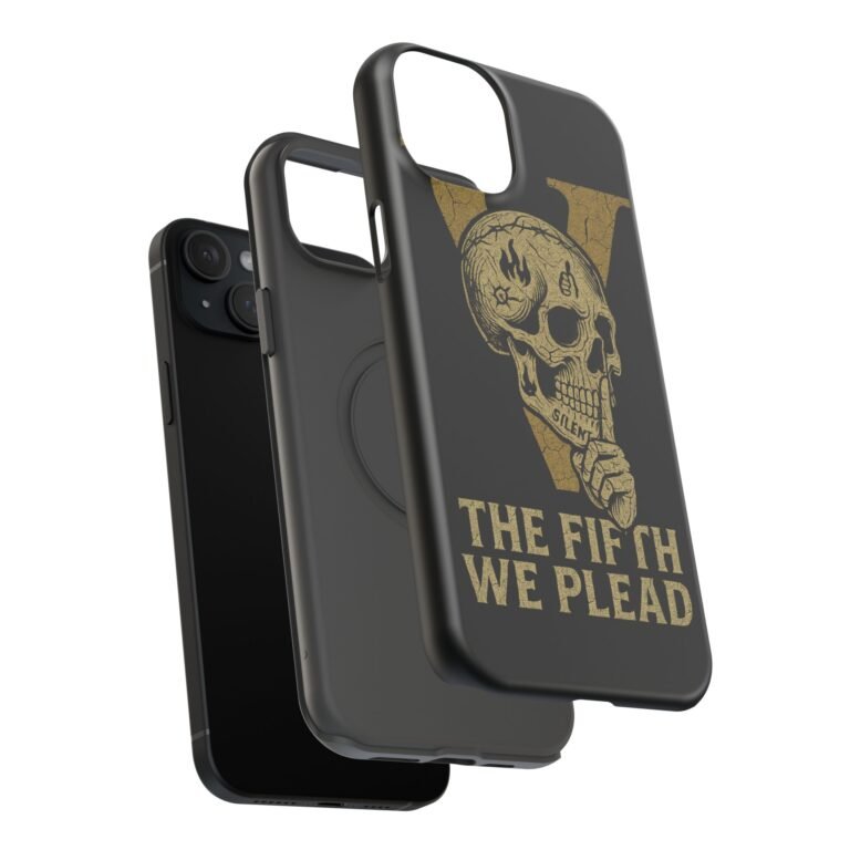 Skull Design Impact-Resistant Phone Case - The Fifth We Plead - Image 100
