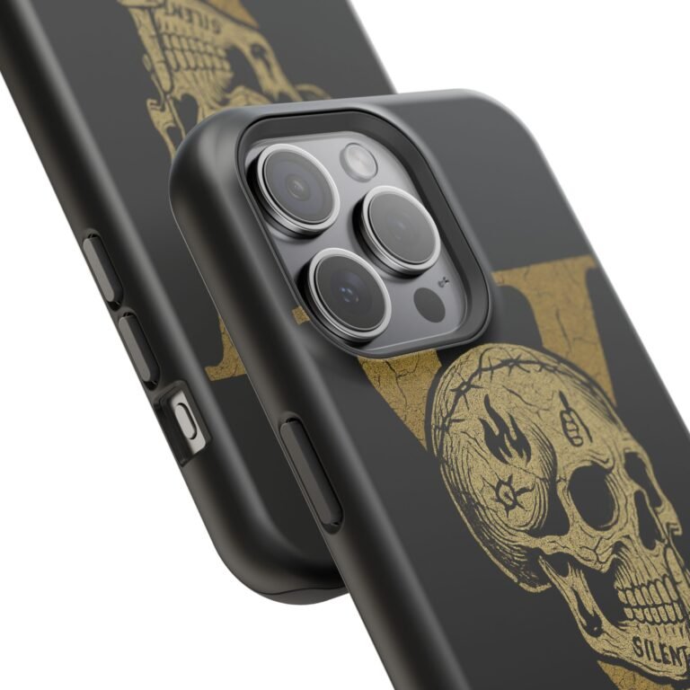Skull Design Impact-Resistant Phone Case - The Fifth We Plead - Image 106
