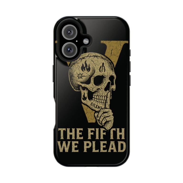 Skull Design Impact-Resistant Phone Case - The Fifth We Plead - Image 157
