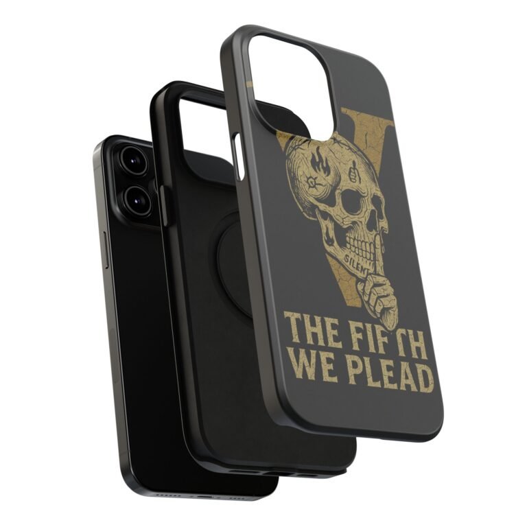 Skull Design Impact-Resistant Phone Case - The Fifth We Plead - Image 140