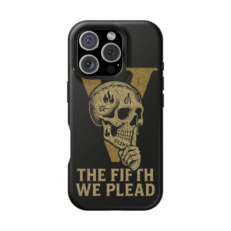 Skull Design Impact-Resistant Phone Case - The Fifth We Plead - Image 145