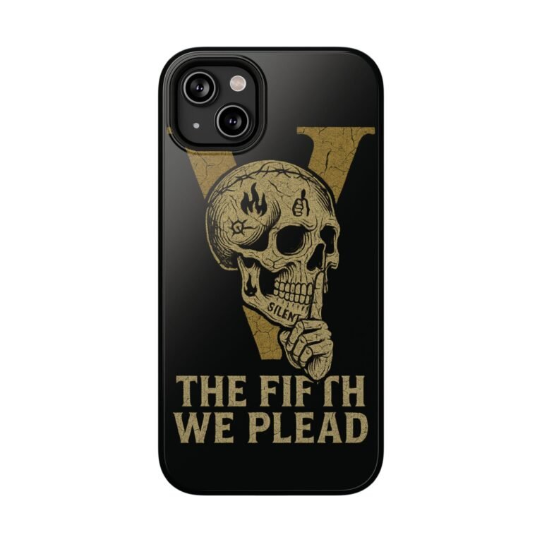 Skull Design Impact-Resistant Phone Case - The Fifth We Plead - Image 125