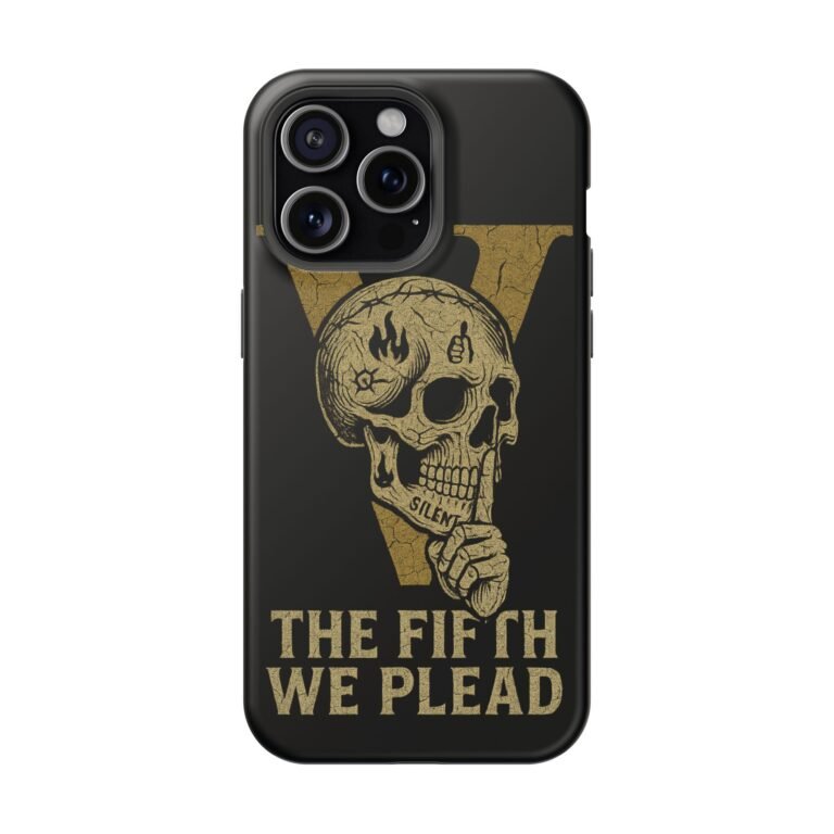 Skull Design Impact-Resistant Phone Case - The Fifth We Plead - Image 105