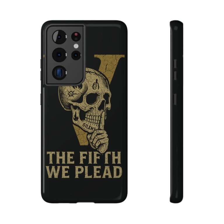 Skull Design Impact-Resistant Phone Case - The Fifth We Plead - Image 37