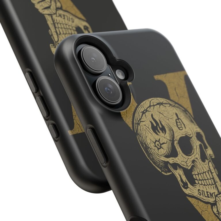 Skull Design Impact-Resistant Phone Case - The Fifth We Plead - Image 170