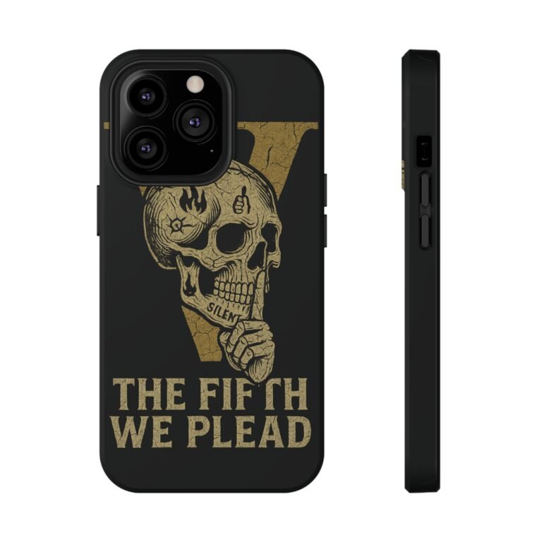 Skull Design Impact-Resistant Phone Case - The Fifth We Plead - Image 24