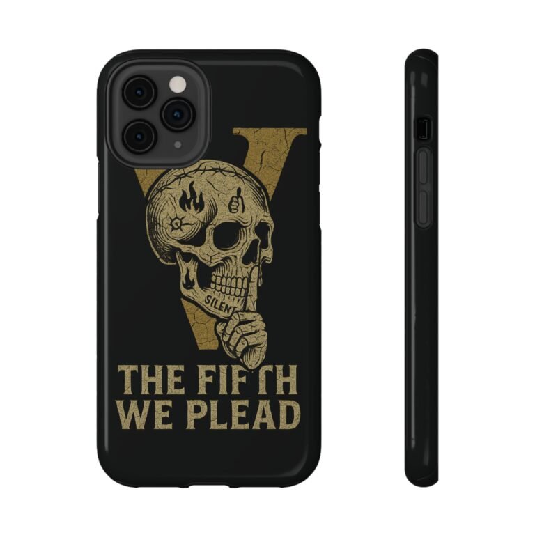 Skull Design Impact-Resistant Phone Case - The Fifth We Plead - Image 41