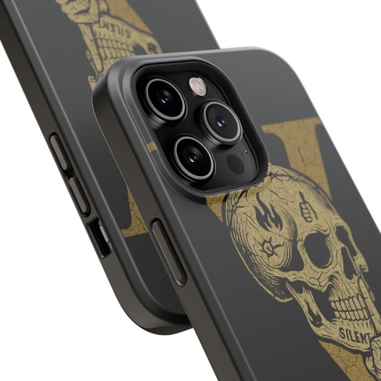 Skull Design Impact-Resistant Phone Case - The Fifth We Plead - Image 138