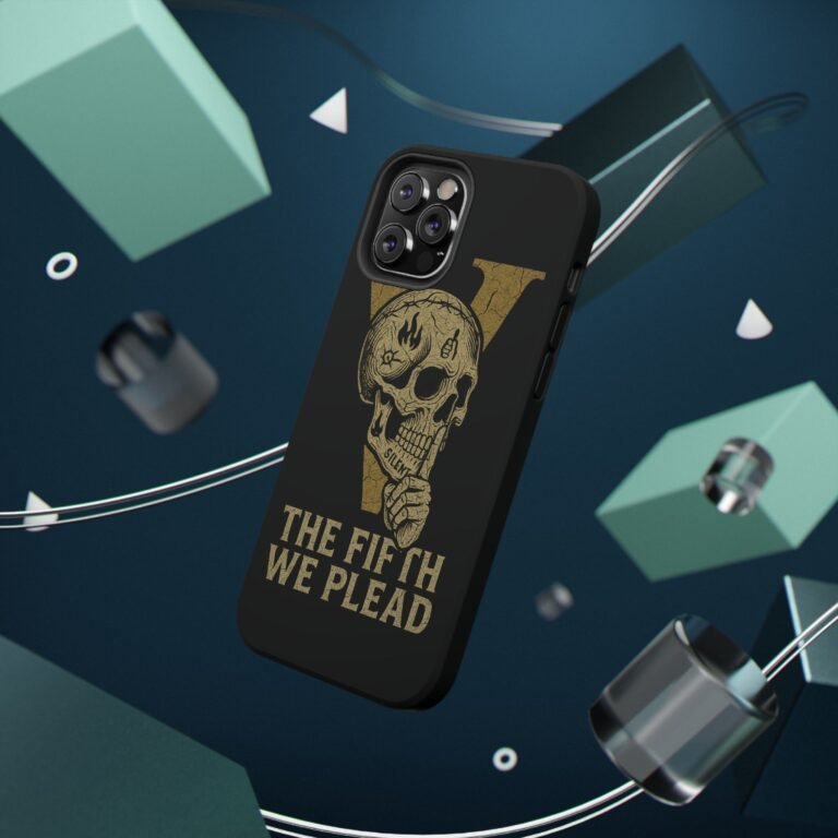 Skull Design Impact-Resistant Phone Case - The Fifth We Plead - Image 60