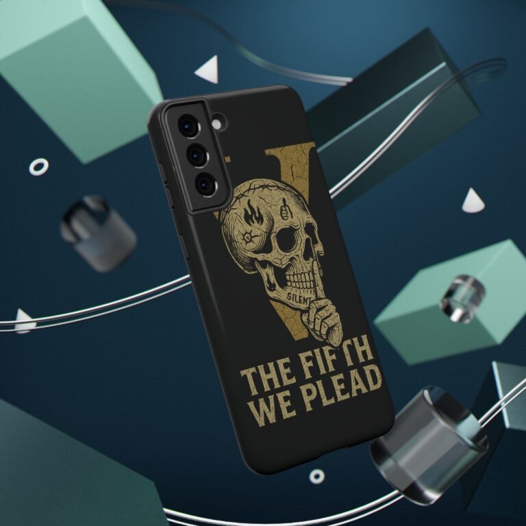 Skull Design Impact-Resistant Phone Case - The Fifth We Plead - Image 36